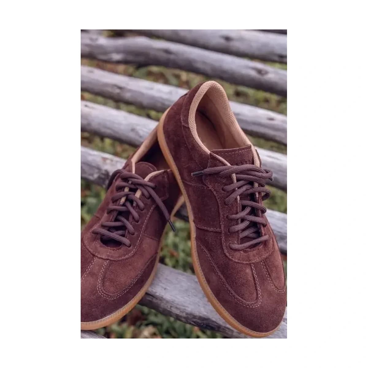 Zapatillas Azucena Chocolate — Talle 37